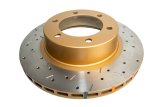 DBA HD Series 4000XS Brake Rotors DBA4792XS Disc Rotor, Cross-Drilled, Slotted, 4000 XS Series, Uni-Directional, Toyota, Front, Each thumbnail 4