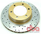 DBA HD Series 4000XS Brake Rotors DBA4792XS Disc Rotor, Cross-Drilled, Slotted, 4000 XS Series, Uni-Directional, Toyota, Front, Each thumbnail 7