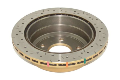 DBA HD Series 4000XS Brake Rotors DBA42021XS Disc Rotor, Cross-Drilled, Slotted, 4000 XS Series, Uni-Directional, Pontiac, GTO, Rear, Each thumbnail 5