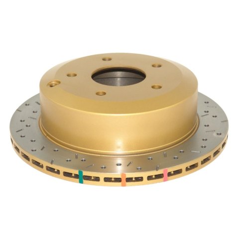 DBA HD Series 4000XS Brake Rotors DBA42021XS Disc Rotor, Cross-Drilled, Slotted, 4000 XS Series, Uni-Directional, Pontiac, GTO, Rear, Each thumbnail 7