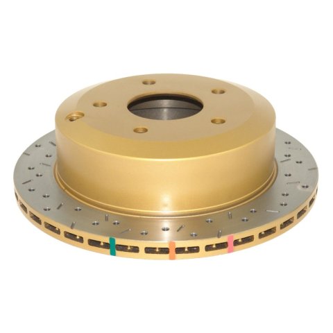 DBA HD Series 4000XS Brake Rotors DBA42021XS Disc Rotor, Cross-Drilled, Slotted, 4000 XS Series, Uni-Directional, Pontiac, GTO, Rear, Each thumbnail 9