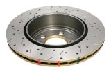 DBA HD Series 4000XS Brake Rotors DBA42439XS Disc Rotor, Cross-Drilled, Slotted, 4000 XS Series, Uni-Directional, Chrysler, Dodge, Rear, Each thumbnail 5
