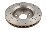 DBA Street Series X-Gold Disc Brake Rotors for 2007-2016 WRANGLER - DBA2536X Rotor thumbnail 3