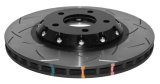 DBA Club Spec 5000 T3 Brake Rotors DBA52962BLKS Rotor, Series Uni-Directional Slotted Rotor, Black Hat thumbnail 3