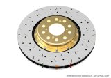 DBA HD Series 5000XS Brake Rotors for 2013-2014 MUSTANG - DBA52127BLKXS Rotor, 5000XS, Vented, Cross-Drilled and Slotted Surface, Iron, Black Painted, Ford, Front, Each thumbnail 3