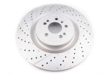 Disc Brakes Australia USA LLC Brake Rotors DBA3360EXDS En-Shield OE cross-drilled/Dimpled & slotted HC [ Mercedes AMG GLE63 & ML63 Series C292 W166 & X166 5.5L V8 04/13-> F ] thumbnail 1