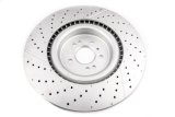 Disc Brakes Australia USA LLC Brake Rotors DBA3360EXDS En-Shield OE cross-drilled/Dimpled & slotted HC [ Mercedes AMG GLE63 & ML63 Series C292 W166 & X166 5.5L V8 04/13-> F ] thumbnail 3