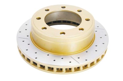 Disc Brakes Australia USA LLC Brake Rotors DBA2830X Street Gold Cross-drilled/slotted KP [ VW Mk7 Golf R F ] thumbnail 6