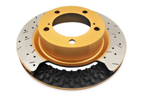 Disc Brakes Australia USA LLC Brake Rotors DBA2830X Street Gold Cross-drilled/slotted KP [ VW Mk7 Golf R F ] thumbnail 9