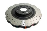 Disc Brakes Australia USA LLC Brake Rotors DBA42808WXD 4000 Crossdrill Dimple WAVE KP [ VW Golf Mk: 5&6 F ] thumbnail 1