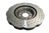 Disc Brakes Australia USA LLC Brake Rotors DBA42808WXD 4000 Crossdrill Dimple WAVE KP [ VW Golf Mk: 5&6 F ] thumbnail 3