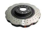 Disc Brakes Australia USA LLC Brake Rotors DBA42808WXD 4000 Crossdrill Dimple WAVE KP [ VW Golf Mk: 5&6 F ] thumbnail 4