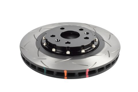 Disc Brakes Australia USA LLC Brake Rotors DBA53928BLKS 5000 Fully Assembled 2-piece Black T3 Slotted KP [ Chevrolet Corvette C8 Z51 02/20-> F ]