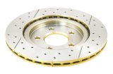 DBA Street Series T2 Disc Brake Rotors DBA2114X Rotor, T2, Iron, Black, Drilled/Slotted, Ford, Rear, Each thumbnail 4