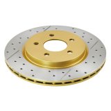 DBA Street Series T2 Disc Brake Rotors DBA2114X Rotor, T2, Iron, Black, Drilled/Slotted, Ford, Rear, Each thumbnail 6