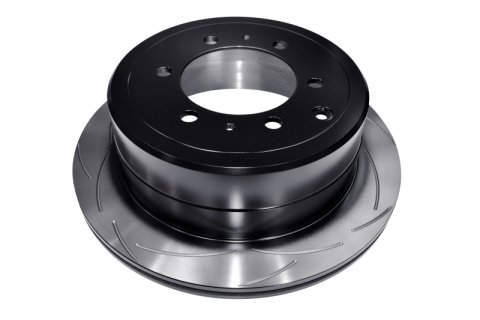DBA Street Series T2 Disc Brake Rotors for 1992-1997 LAND CRUISER, 1996-1997 LX450 - DBA786S Rotor, Slotted, Series, Uni-Directional, Lexus, Rear, Each thumbnail 4