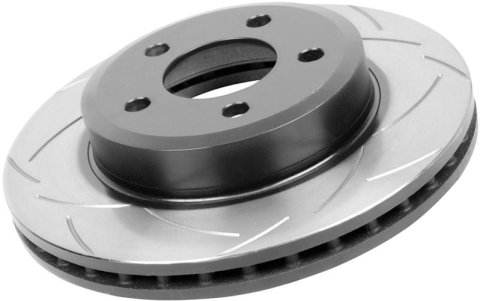 DBA Street Series T2 Disc Brake Rotors DBA041S Rotor, Slotted, Series, Uni-Directional, Pontiac, GTO, Rear, Each thumbnail 5