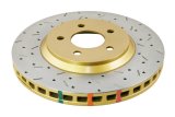 DBA HD Series 4000XS Brake Rotors DBA42113XS Disc Rotor, Cross-Drilled, Slotted, 4000 XS Series, Uni-Directional, Ford, Mustang, Front, Each thumbnail 4
