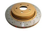 DBA HD Series 4000XS Brake Rotors for 2006-2010 GRAND CHEROKEE - DBA42533XS Disc Rotor, Cross-Drilled, Slotted, 4000 XS Series, Uni-Directional, Jeep, Rear, Each thumbnail 4
