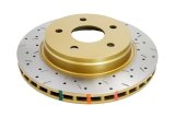 DBA HD Series 4000XS Brake Rotors for 2005-2009 DURANGO, 2002-2005 RAM 1500 - DBA42442XS Disc Rotor, Cross-Drilled, Slotted, 4000 XS Series, Uni-Directional, Dodge, Front, Each thumbnail 4