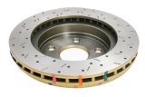 DBA HD Series 4000XS Brake Rotors for 2005-2009 DURANGO, 2002-2005 RAM 1500 - DBA42442XS Disc Rotor, Cross-Drilled, Slotted, 4000 XS Series, Uni-Directional, Dodge, Front, Each thumbnail 5