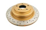 DBA HD Series 4000XS Brake Rotors DBA4653XS Disc Rotor, Cross-Drilled, Slotted, 4000 XS Series, Uni-Directional, Subaru, Rear, Each thumbnail 4