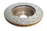 DBA HD Series 4000XS Brake Rotors DBA4096XS Disc Rotor, Cross-Drilled, Slotted, 4000 XS Series, Uni-Directional, Jeep, Front, Each thumbnail 5