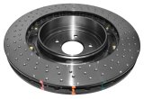 Disc Brakes Australia USA LLC Brake Rotors DBA52321BLKXD 5000 Fully Assembled 2-piece Black Hat XD Crossdrill & Dimpled - KP [ Nissan GT-R 09-11 - R] thumbnail 3