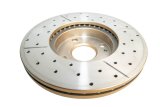 Disc Brakes Australia USA LLC Brake Rotors DBA533X Street Gold Cross-drilled/slotted [ Ford Laser 90-00 F ] thumbnail 3