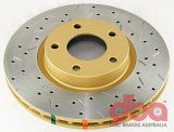 DBA HD Series 4000XS Brake Rotors for 2004-2013 3, 2006-2013 5 - DBA42956XS Disc Rotor, Cross-Drilled, Slotted, 4000 XS Series, Uni-Directional, Mazda, Front, Each thumbnail 6