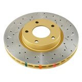DBA HD Series 4000XS Brake Rotors for 2004-2013 3, 2006-2013 5 - DBA42956XS Disc Rotor, Cross-Drilled, Slotted, 4000 XS Series, Uni-Directional, Mazda, Front, Each thumbnail 8