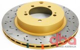 DBA HD Series 4000XS Brake Rotors DBA4419XS Disc Rotor, Cross-Drilled, Slotted, 4000 XS Series, Uni-Directional, Mitsubishi, Rear, Each thumbnail 8