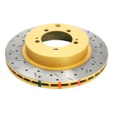 DBA HD Series 4000XS Brake Rotors DBA4419XS Disc Rotor, Cross-Drilled, Slotted, 4000 XS Series, Uni-Directional, Mitsubishi, Rear, Each thumbnail 9