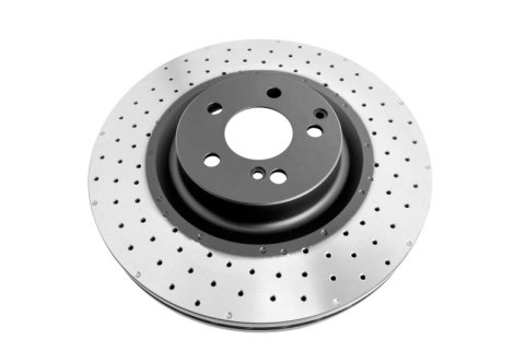 Disc Brakes Australia USA LLC Brake Rotors DBA42690XD 4000 Crossdrill Dimple KP [Mercedes C AMG & E Class 08-> F]