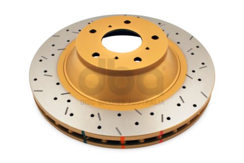 Disc Brakes Australia USA LLC Brake Rotors DBA4055XS 4000 XS Crossdrilled/slotted KP [ HSV VT-VZ 97-05 F ]