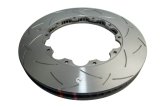 Disc Brakes Australia USA LLC Brake Rotors DBA52371.1LS 5000 Rotor T3 Slot Left Hand - 72CV 390mm x 35mm [ NISSAN R35 GTR 12 -> F BREMBO Replacement ] with M6 Lock Nut thumbnail 1