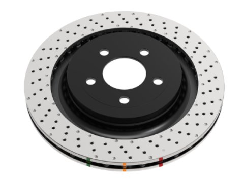 Disc Brakes Australia USA LLC Brake Rotors DBA42847SLVXD 4000 Crossdrilled/Dimpled SILVER Paint KP [ Audi A4 (B8) A5 (8T) A6 (C7) A7 (4G) A8 (D4 4H) Q5 (8R) -> R ]