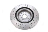 Disc Brakes Australia USA LLC Brake Rotors DBA43050XD-10 4000 XD Crossdrilled/Dimpled KP [ Subaru WRX STi ( Brembo 6 Pot Spec "R" Yellow Calipers ) 19 Inch Rim 04/17-> F ] thumbnail 2