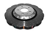 Disc Brakes Australia USA LLC Brake Rotors DBA52832WSLVXD 5000 Fully Assembled 2-piece Clear Anodised Hat Cross Drilled/Dimpled WAVE KP [ Audi S4 S5 Quattro 08-> Q5 Quattro 09-> F ] thumbnail 1