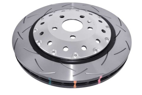 Disc Brakes Australia USA LLC Brake Rotors DBA53004SLVS 5000 Fully Assembled 2-piece Silver Hat T3 Slot KP [ Audi RS3 8V Sedan 06/17-> F ] rings 52844.1S