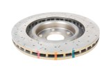 DBA HD Series 4000XS Brake Rotors DBA42990XS Disc Rotor, Cross-Drilled, Slotted, 4000 XS Series, Uni-Directional, Chevrolet, Corvette, Front, Each thumbnail 5