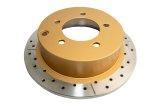 Disc Brakes Australia USA LLC Brake Rotors DBA2209X Street Gold Cross-drilled/slotted SLD[ Lancer/Jeep/Dodge & Chrysler 07-> R ] thumbnail 3