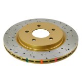 DBA HD Series 4000XS Brake Rotors DBA42114XS Disc Rotor, Cross-Drilled, Slotted, 4000 XS Series, Uni-Directional, Ford, Mustang, Rear, Each thumbnail 6