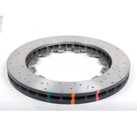 DBA HD Series 5000XS Brake Rotors DBA52355.1XS Rotor, 5000XS, Iron, Natural/Black, Drilled/Slotted Surface, Lotus, Each thumbnail 8