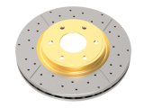 Disc Brakes Australia USA LLC Brake Rotors DBA2284X Street Gold Cross-drilled/slotted [ BMW F30 35 80 31 34 33 83 Series F ] thumbnail 6
