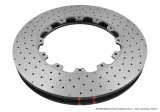 Disc Brakes Australia USA LLC Brake Rotors DBA52280.1XD 5000 Rotor Cross Drilled/Dimpled - KP 360mm x 30mm [ BMW BMW-1M E82 SERIES - F] NAS Nuts Included thumbnail 1