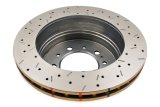 DBA HD Series 4000XS Brake Rotors DBA4789XS Disc Rotor, Cross-Drilled, Slotted, 4000 XS Series, Uni-Directional, Lexus, Rear, Each thumbnail 5