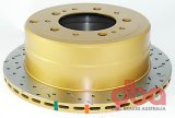 DBA HD Series 4000XS Brake Rotors DBA4789XS Disc Rotor, Cross-Drilled, Slotted, 4000 XS Series, Uni-Directional, Lexus, Rear, Each thumbnail 7