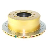 DBA HD Series 4000XS Brake Rotors DBA4789XS Disc Rotor, Cross-Drilled, Slotted, 4000 XS Series, Uni-Directional, Lexus, Rear, Each thumbnail 9