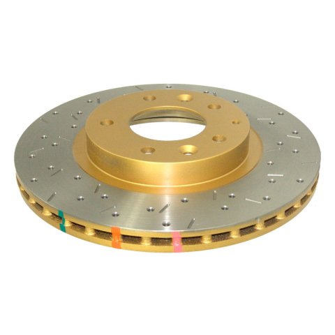 DBA HD Series 4000XS Brake Rotors DBA42959XS Disc Rotor, Cross-Drilled, Slotted, 4000 XS Series, Uni-Directional, Mazda, Front, Each thumbnail 8